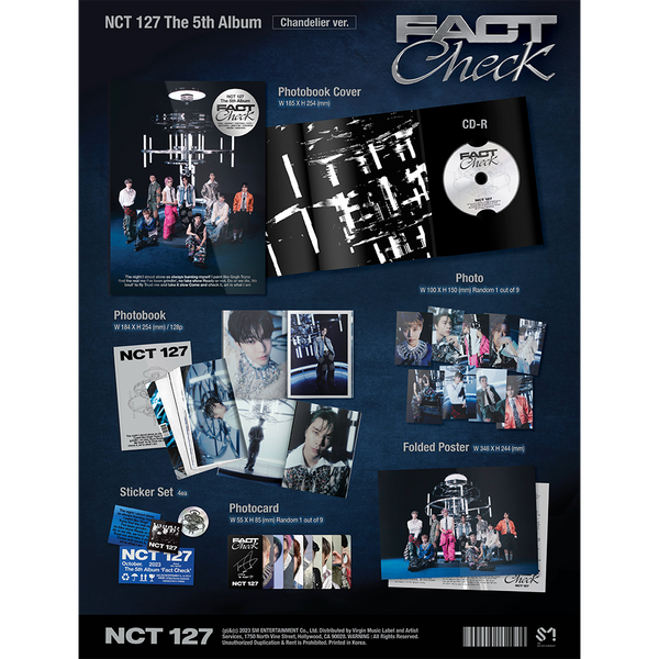 NCT 127 The 5th Album 'Fact Check' T-Shirt Deluxe Box – NCT 127 Official  Store