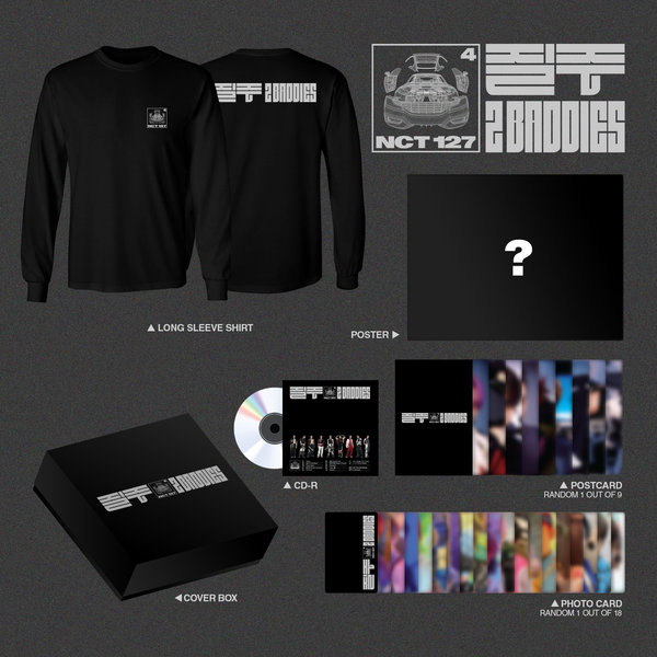 NCT 127 질주 2 Baddies Long Sleeve T-Shirt Deluxe Box – NCT 127 Official Store