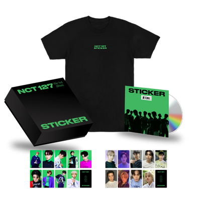 NCT 127 'STICKER' Short Sleeve T-Shirts Deluxe Box