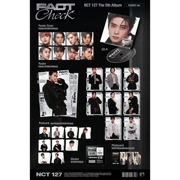 NCT 127 The 5th Album 'Fact Check' (Exhibit Ver.) NCT 127 Official Store