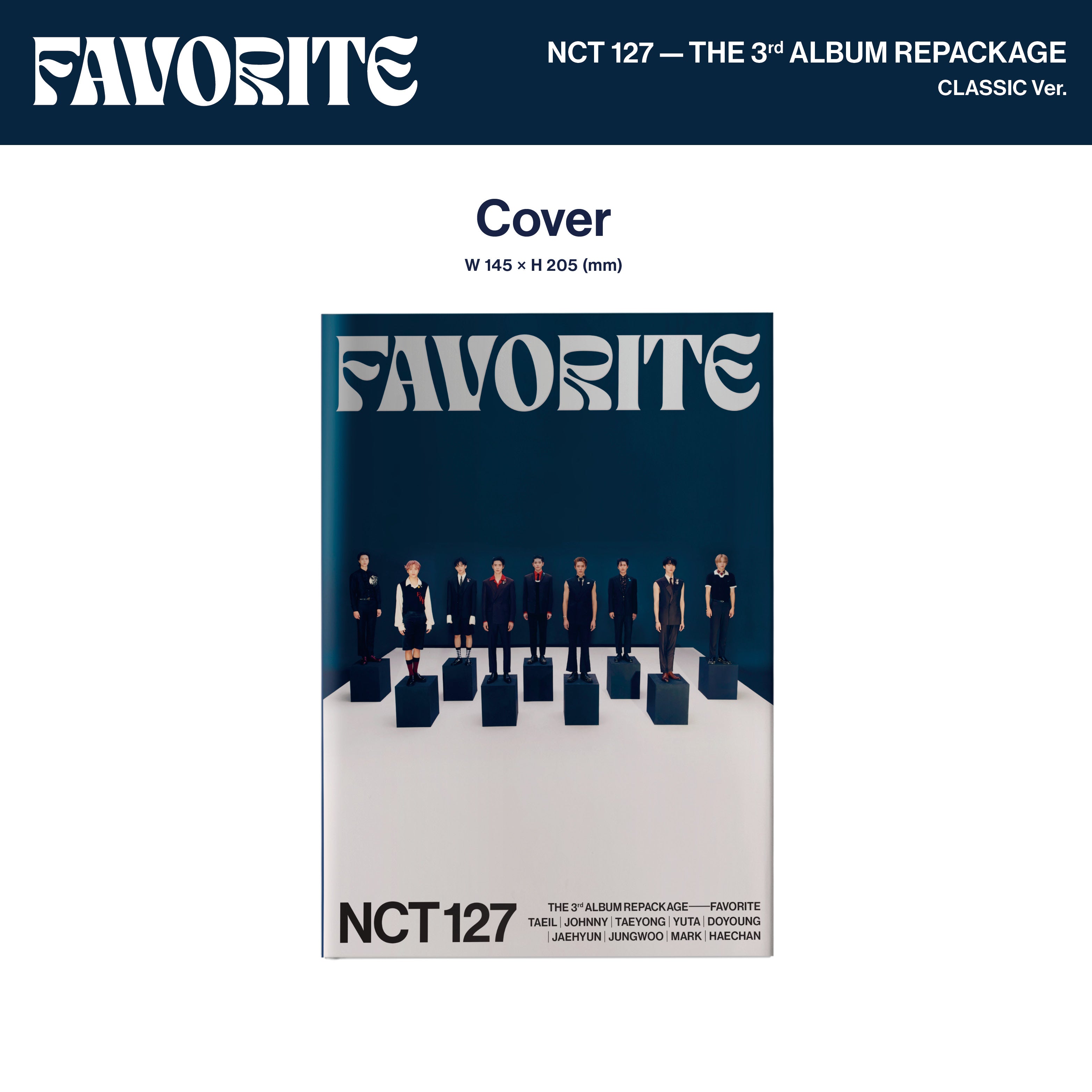 NCT 127 The 3rd Album Repackage 'Favorite' (Classic Ver.) – NCT 