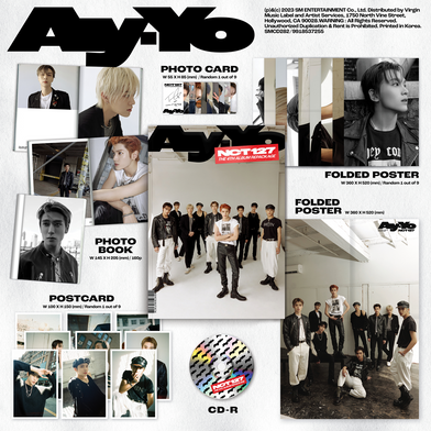 NCT 127 The 4th Album Repackage 'Ay-Yo' (B Ver.) Collage