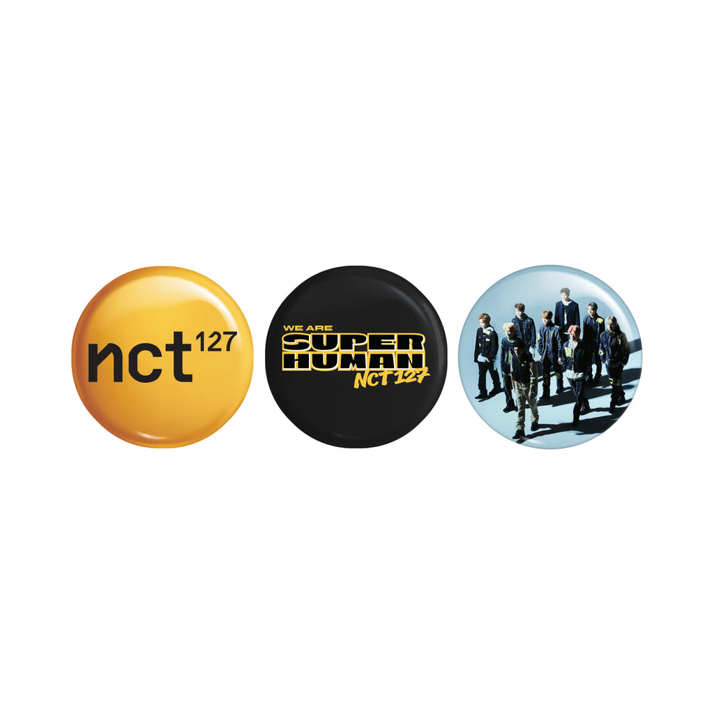 NCT 127 Superhuman 3pc Pin Set