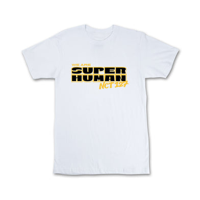 NCT 127 Superhuman Short sleeve White T-Shirt