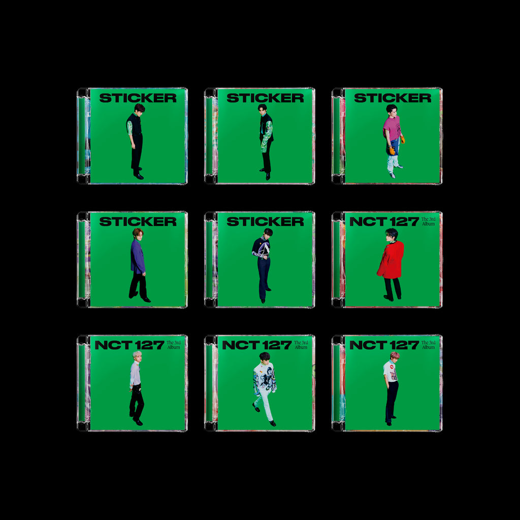 NCT 127 The 3rd Album 'Sticker'(Jewel Case Ver.) Cover
