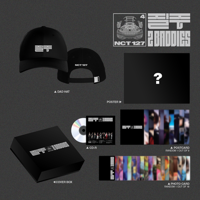 NCT 127 질주 2 Baddies Dad Hat Deluxe Box