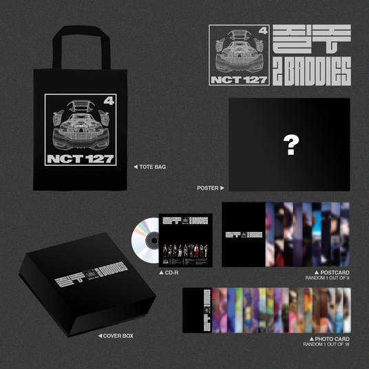 NCT 127 질주 2 Baddies Lanyard + Buttons Set Deluxe Box – NCT 127 