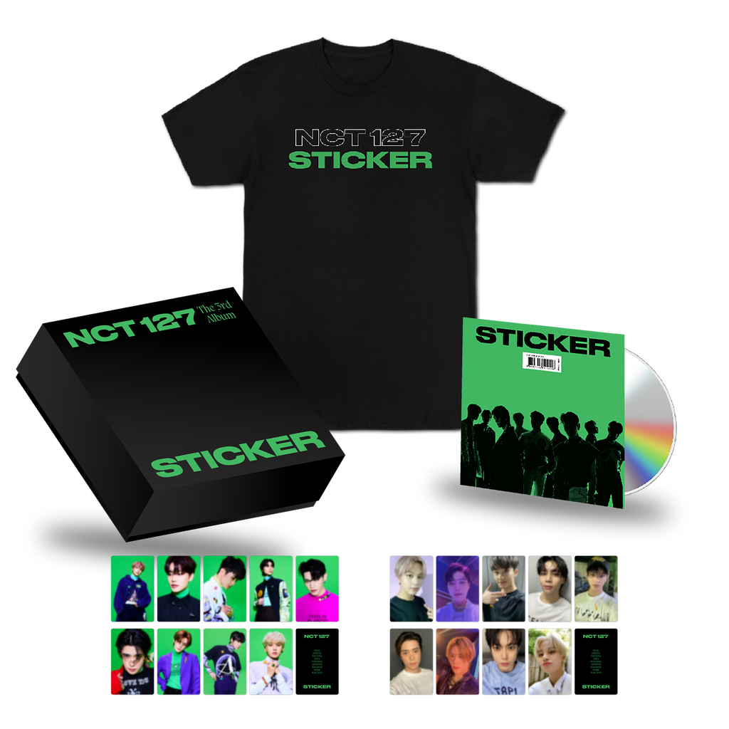 NCT 127 'STICKER' Short Sleeve T-Shirts (Spotify Fan First Event) Deluxe Box
