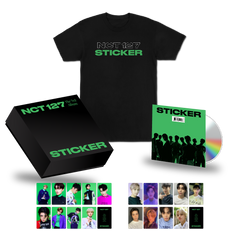 NCT 127 'STICKER' Short Sleeve T-Shirt (Spotify Fan First Event) Deluxe Box  Set
